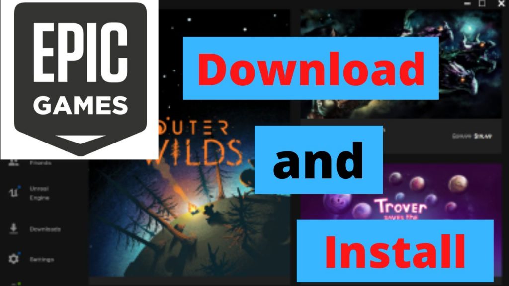 How to create an Epic Games Store account + Free Games-Download and install  on PC 